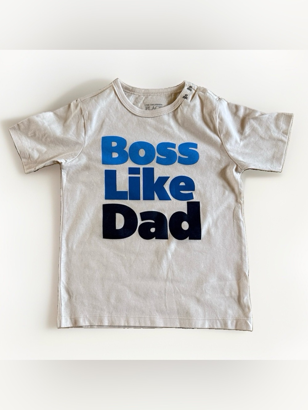The Children’s Place Boys 4T Boss Like Dad Graphic T Shirt Short Sleeve
